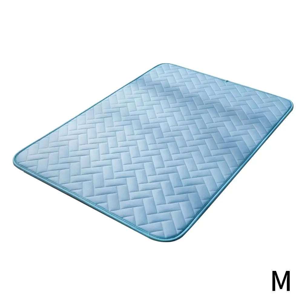 Ice Silk Cooling Mat for Cats – Breathable Self-Cooling Pet Pad