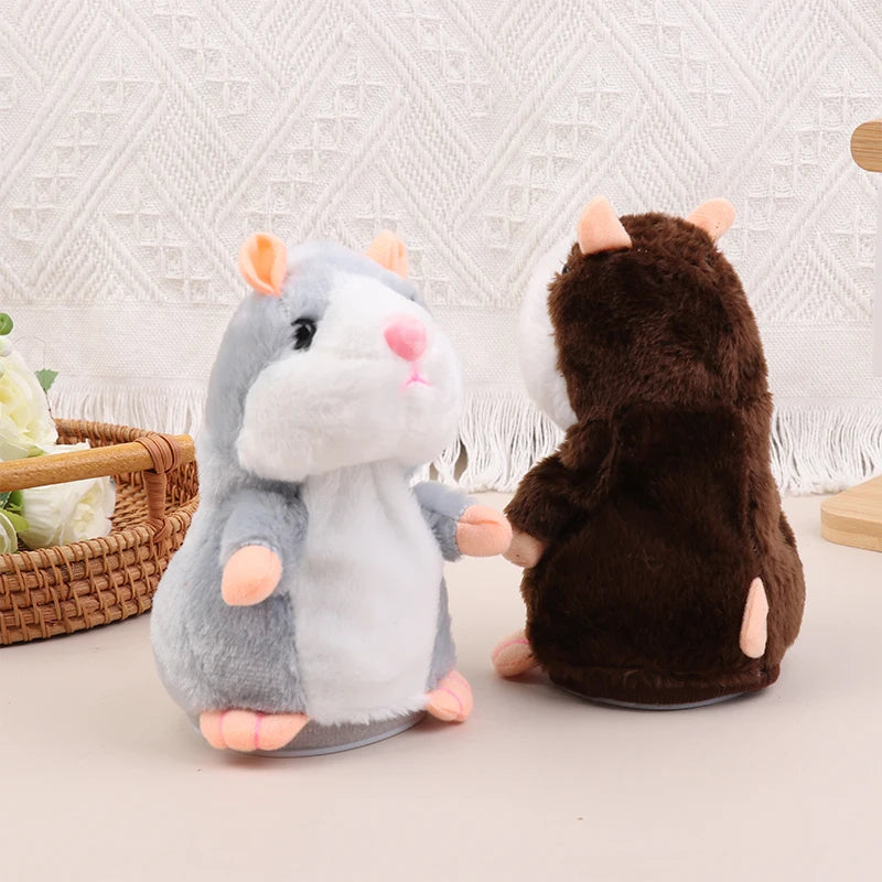 Talking Hamster Plush Toy – Interactive Repeating Stuffed Animal for Kids