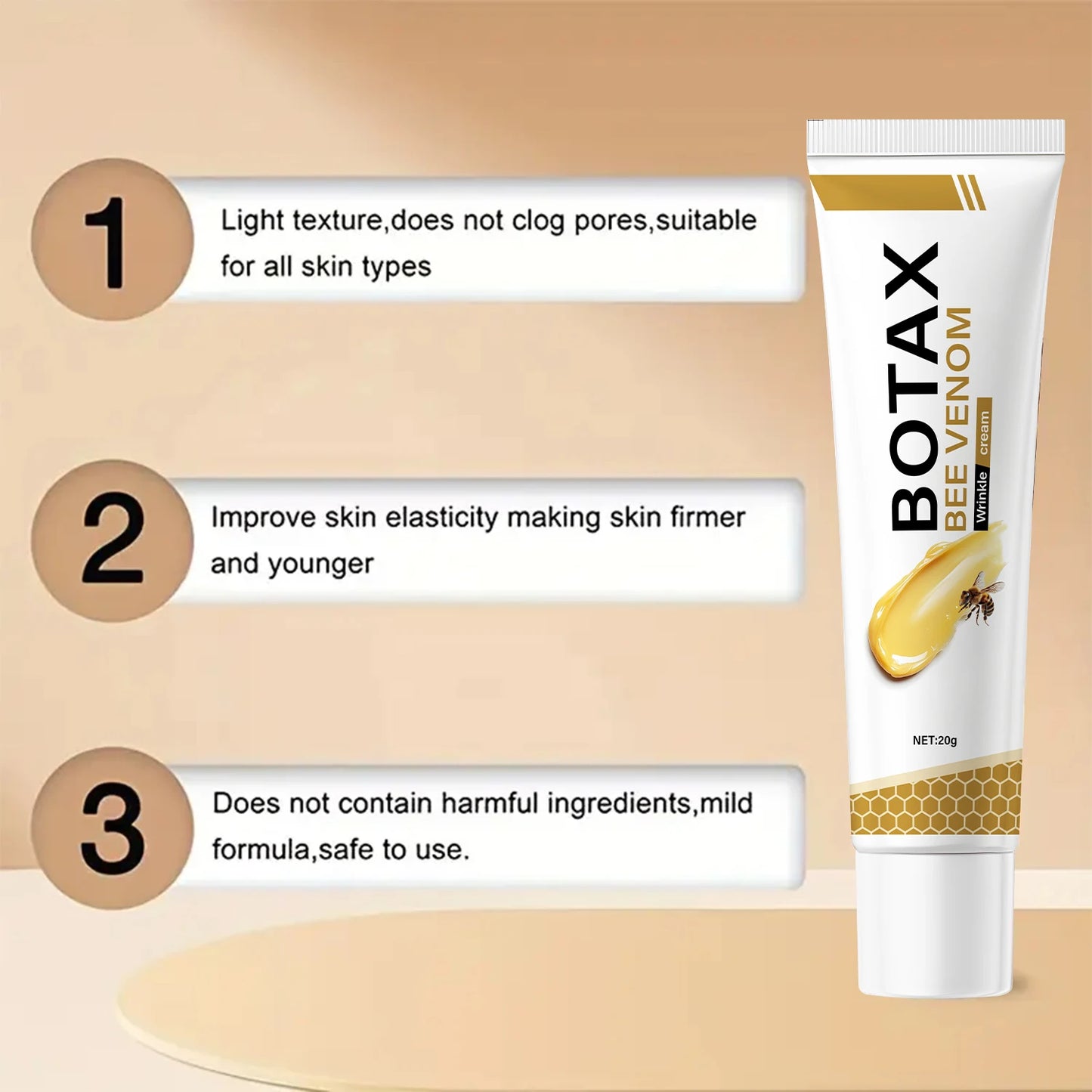 Botax Bee Venom Eye Cream – Lightweight, Moisturizing & Protective Formula (20g)