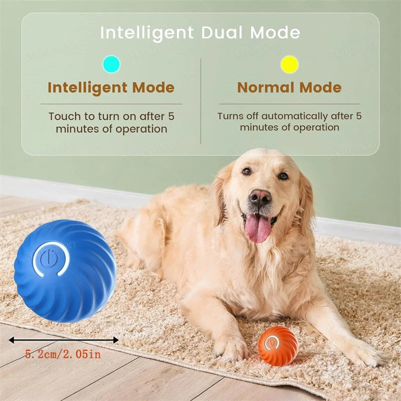 Smart Interactive Cat Toy Ball – USB Auto-Moving Bouncing Pet Toy
