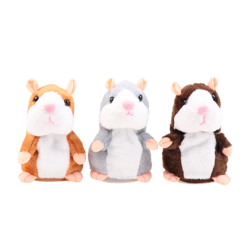 Talking Hamster Plush Toy – Interactive Repeating Stuffed Animal for Kids