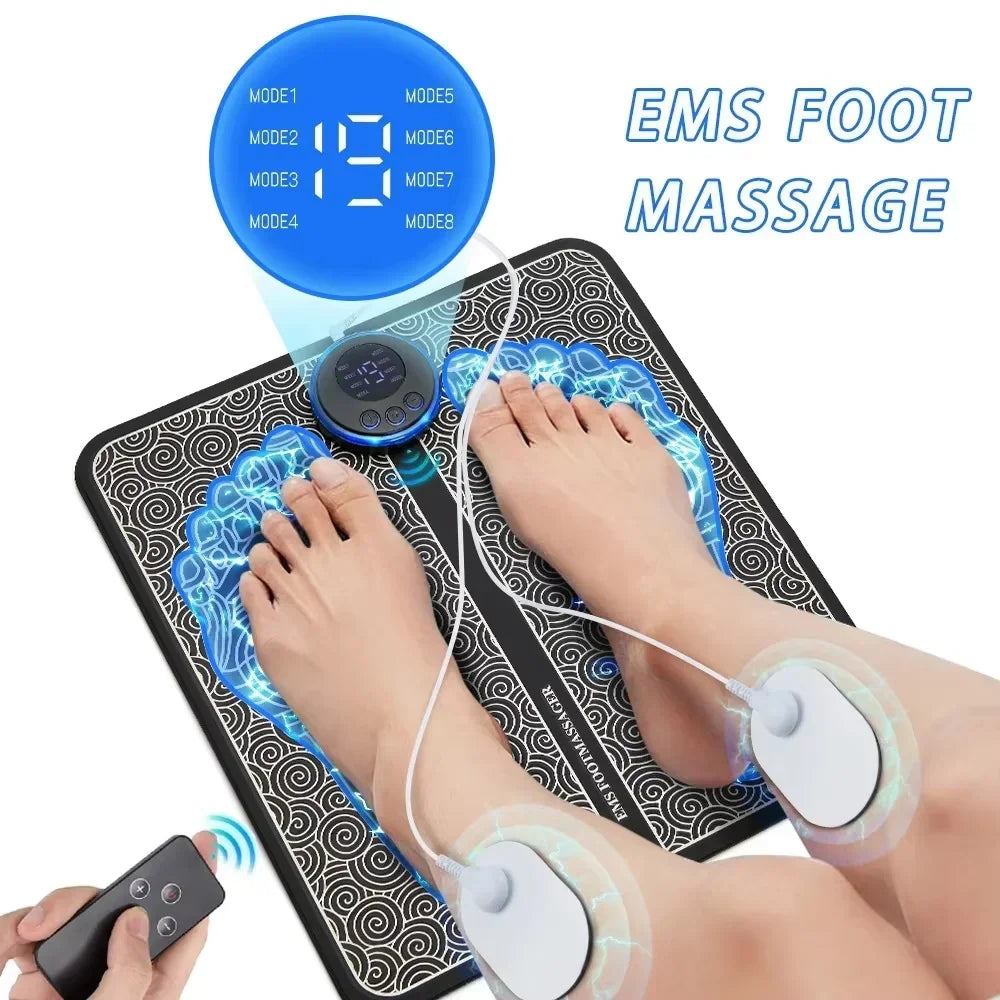 Electric Foot Massager Pad – Muscle Relief & Relaxation for Men & Women