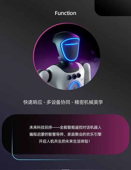Yearoo Interactive Robot – AI Sensing Kids Companion Toy