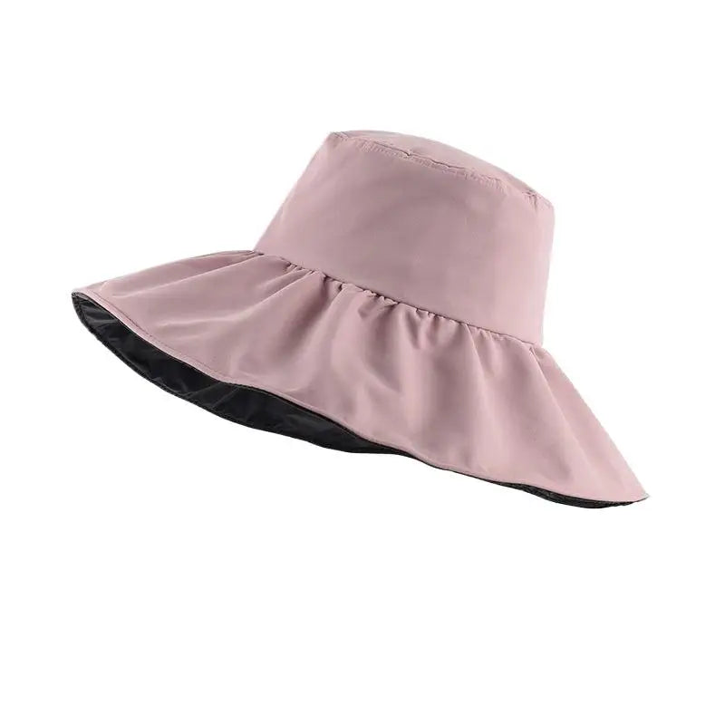 Sun Protection Hat Women Outdoor Solid Color, Lightweight & Stylish