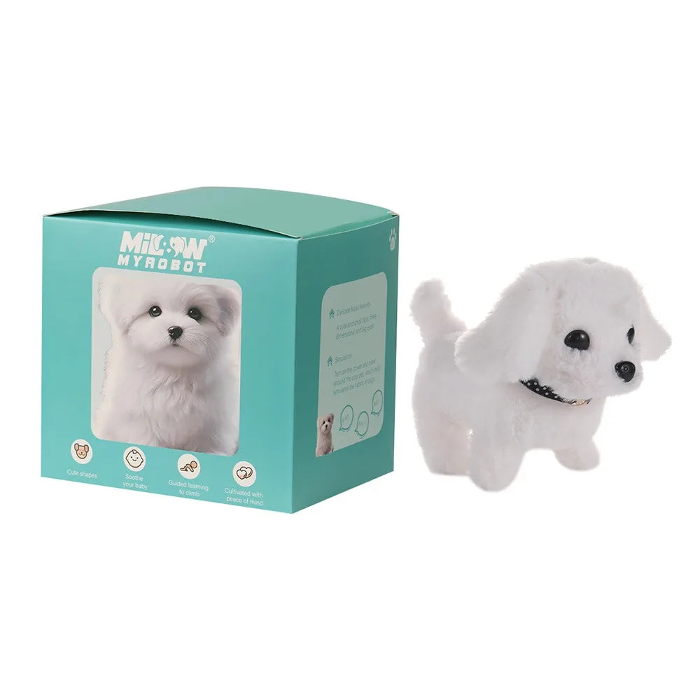 Interactive Robot Puppy Plush Toy – Walks, Barks & Wags Tail