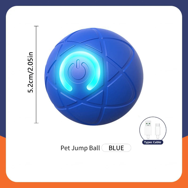 Smart Interactive Cat Toy Ball – USB Auto-Moving Bouncing Pet Toy