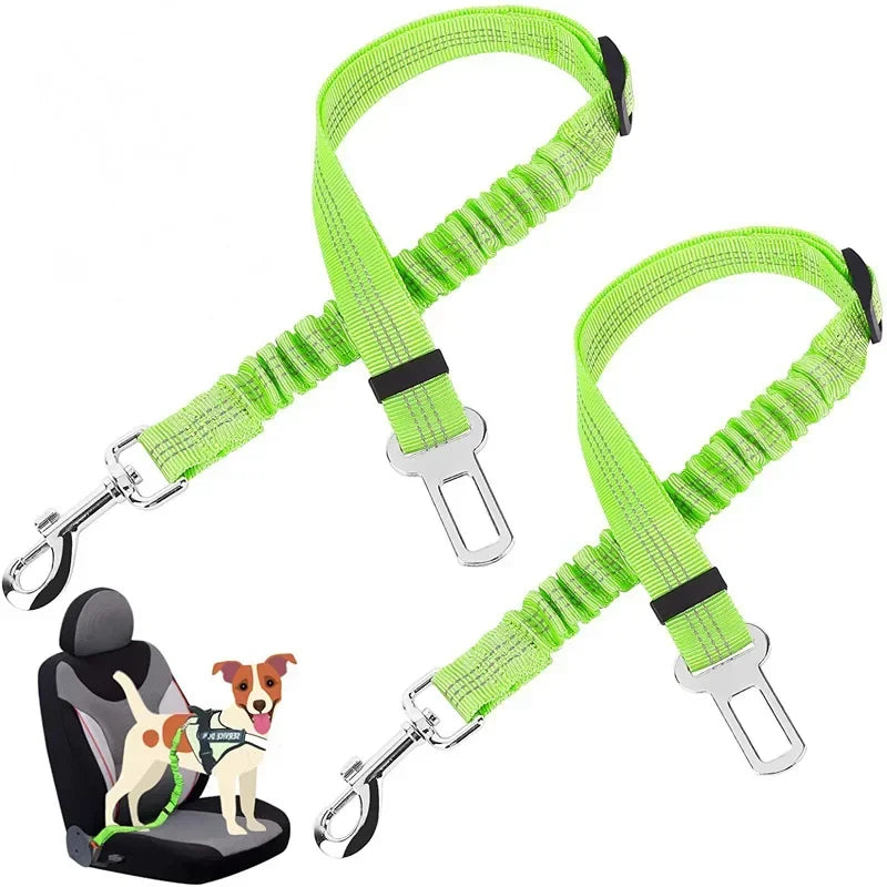 Dog Car Seat Belt – Adjustable Reflective Safety Harness