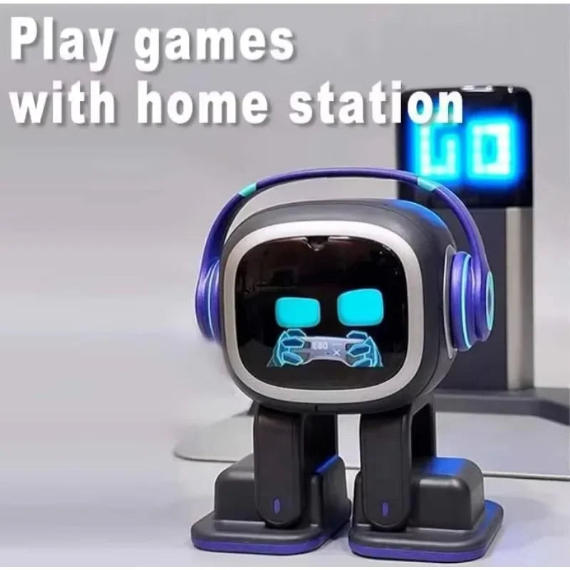 EMO AI Robot – Interactive Smart Desktop Companion with Dancing & Chat