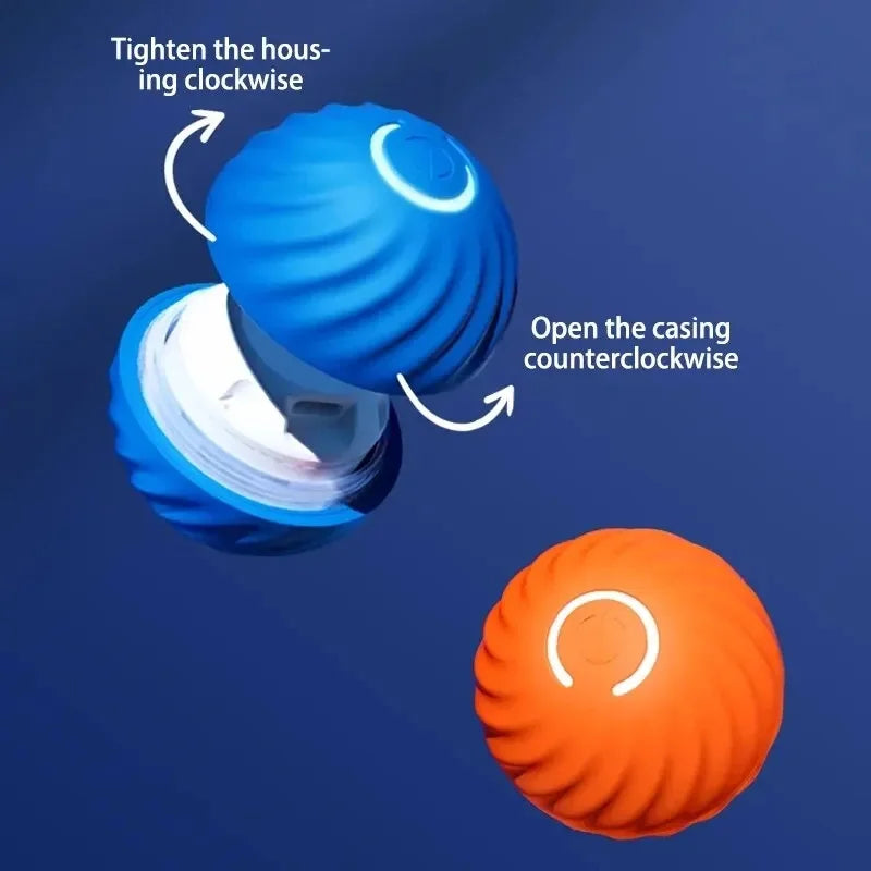 Smart Interactive Cat Toy Ball – USB Auto-Moving Bouncing Pet Toy