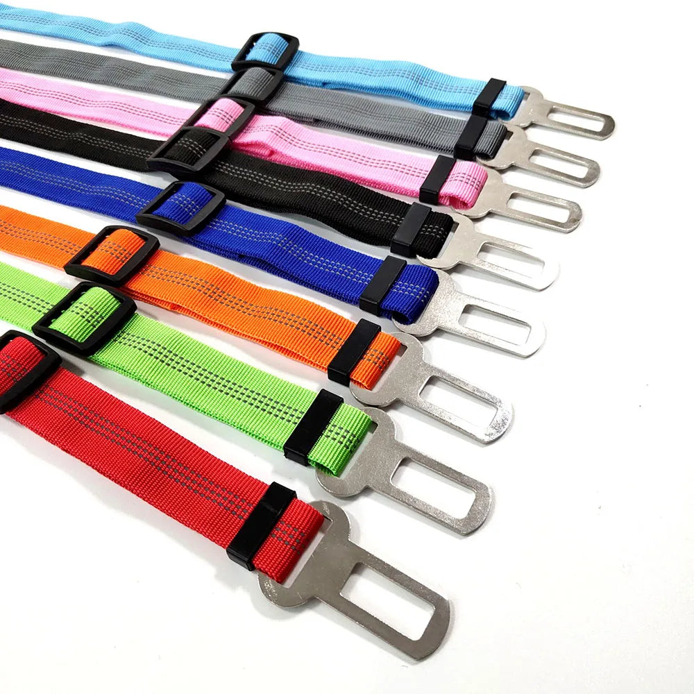 Dog Car Seat Belt – Adjustable Reflective Safety Harness