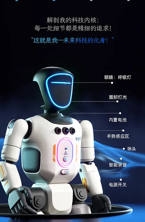 Yearoo Interactive Robot – AI Sensing Kids Companion Toy