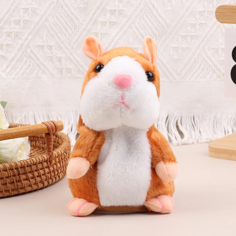 Talking Hamster Plush Toy – Interactive Repeating Stuffed Animal for Kids