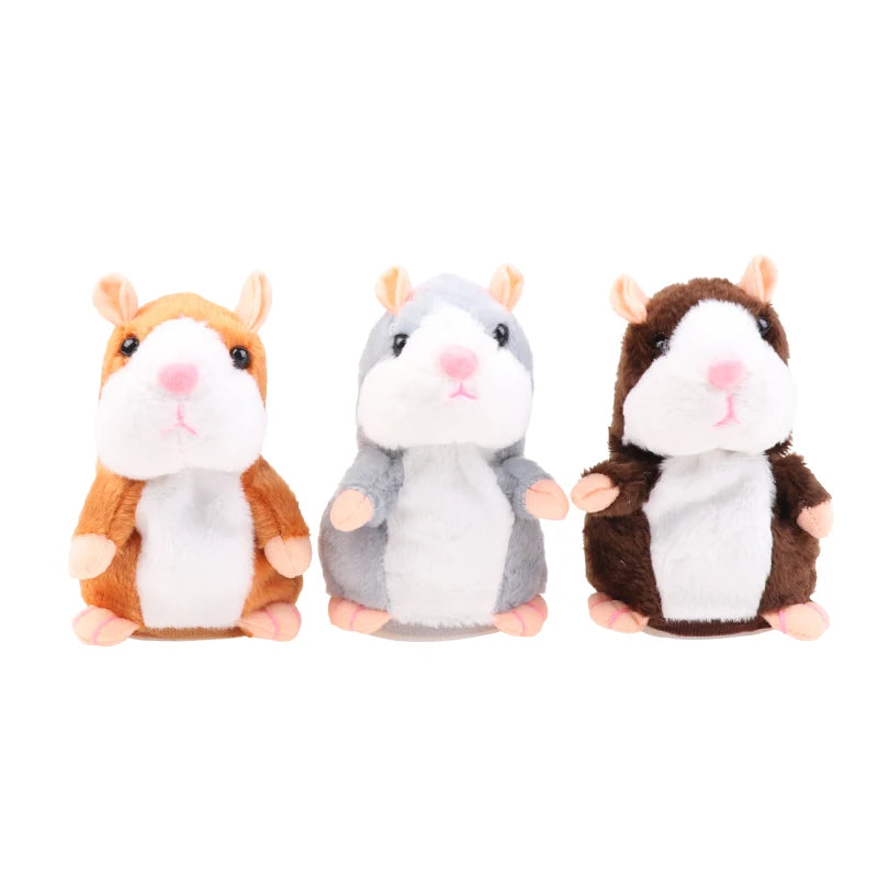 Talking Hamster Plush Toy – Interactive Repeating Stuffed Animal for Kids