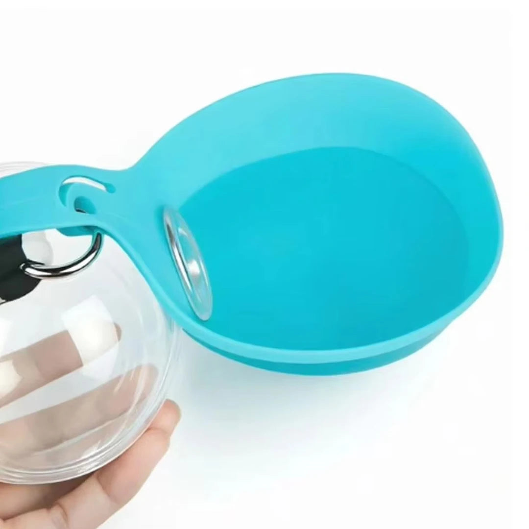2-in-1 Dog Water Bottle with Collapsible Bowl – Perfect for Outdoor Adventures