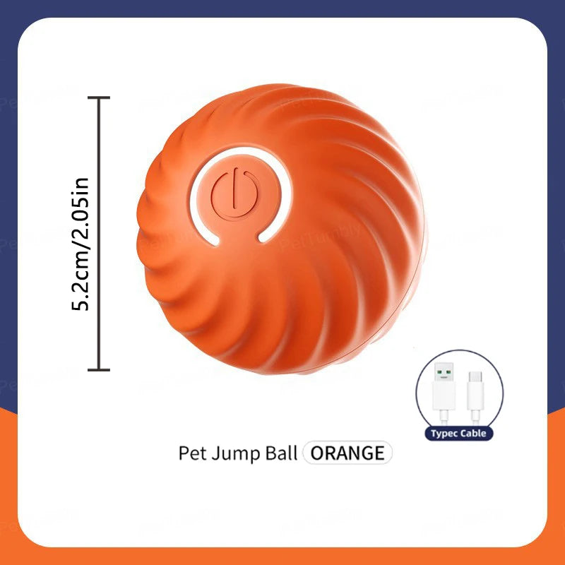 Smart Interactive Cat Toy Ball – USB Auto-Moving Bouncing Pet Toy