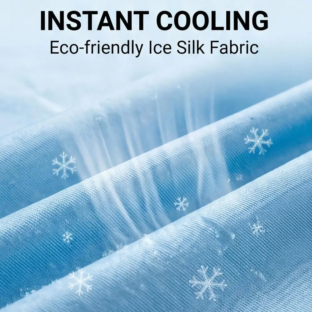 Ice Silk Cooling Mat for Cats – Breathable Self-Cooling Pet Pad