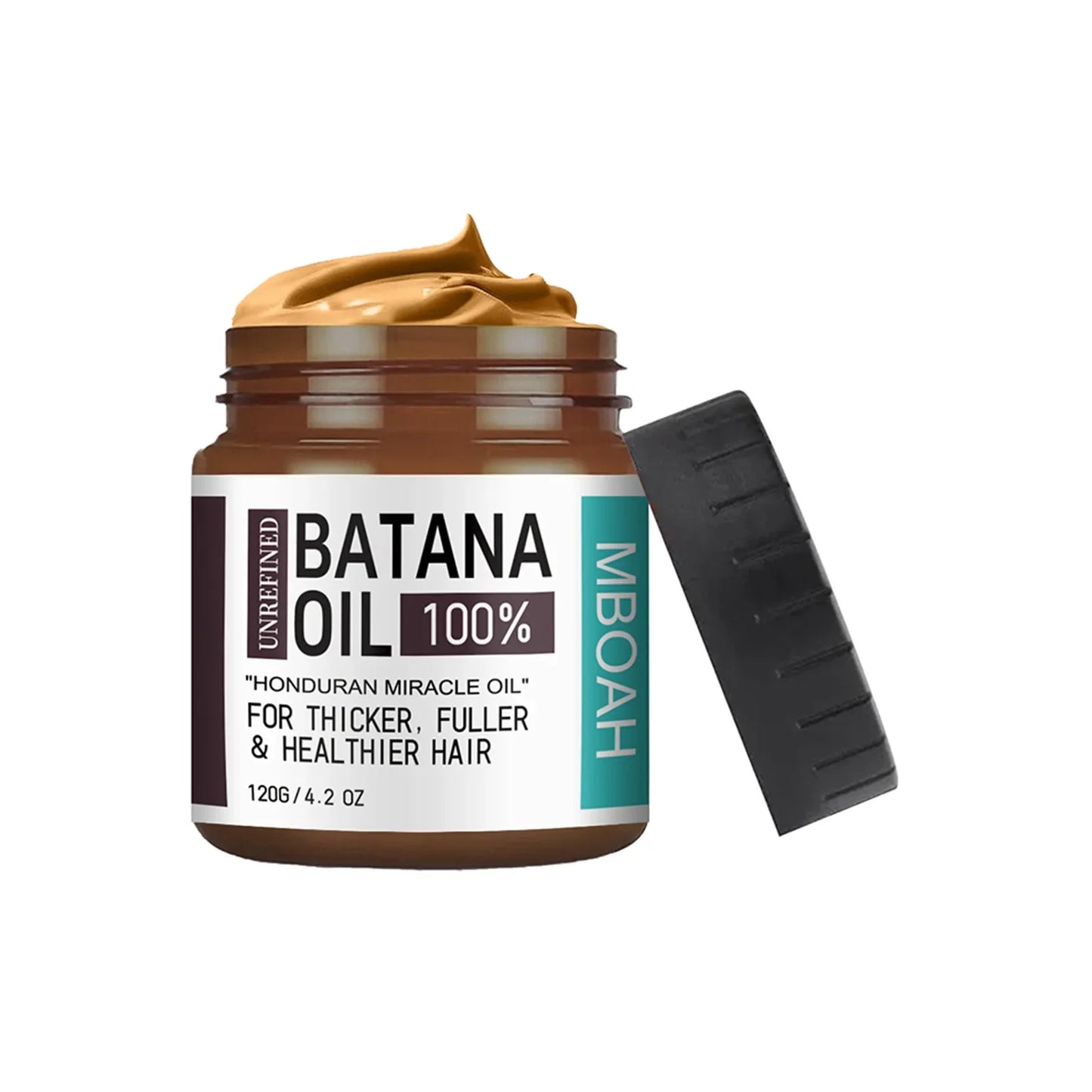 100% Pure Batana Oil – Honduran Hair Nutrition Oil for Fuller, Thicker & Silky Hair (120g)