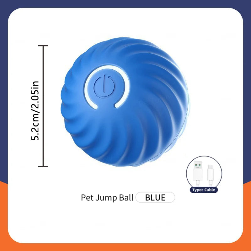 Smart Interactive Cat Toy Ball – USB Auto-Moving Bouncing Pet Toy