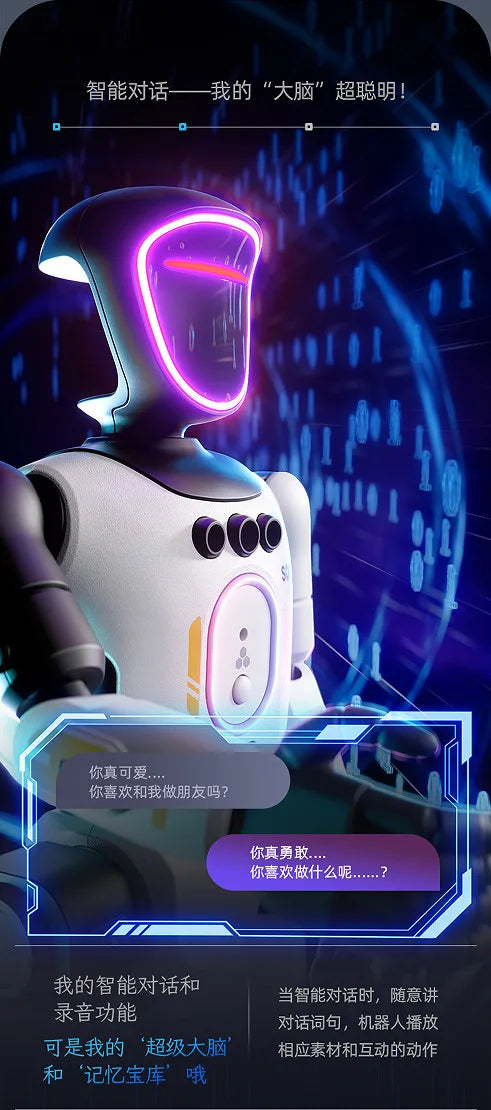 Yearoo Interactive Robot – AI Sensing Kids Companion Toy