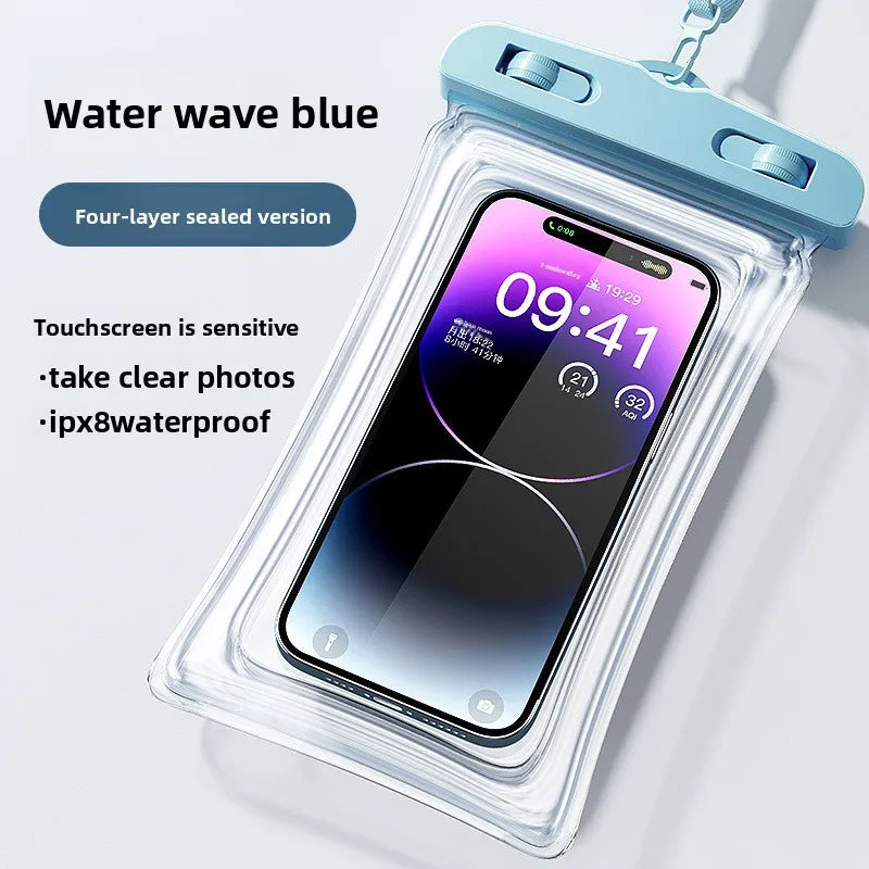 Waterproof Phone Pouch – Touch Screen, Neck Strap & Dive-Ready