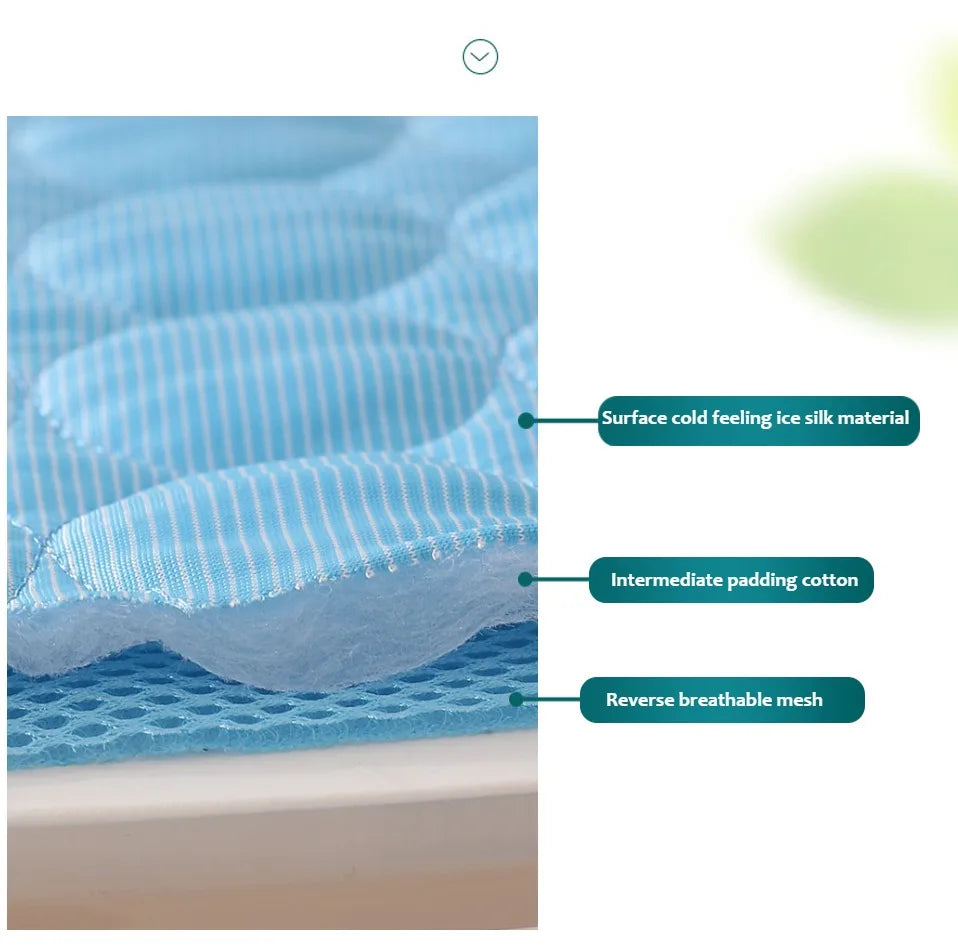 Pet Cooling Mat – Extra Large Summer Cooling Pad for Cats & Dogs