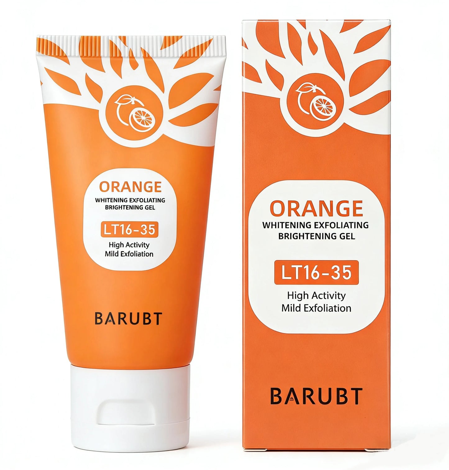 Orange Exfoliating Gel – Gentle Face & Body Scrub (50g)