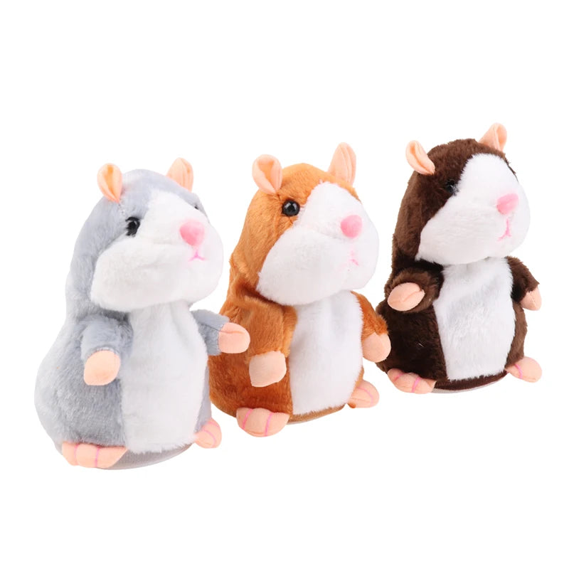 Talking Hamster Plush Toy – Interactive Repeating Stuffed Animal for Kids