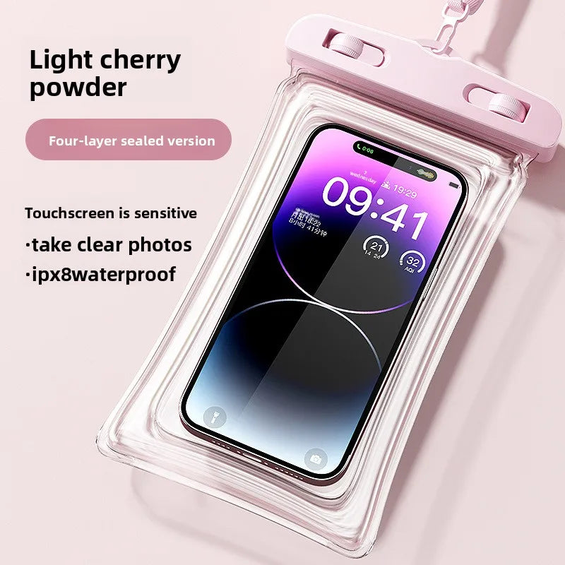 Waterproof Phone Pouch – Touch Screen, Neck Strap & Dive-Ready