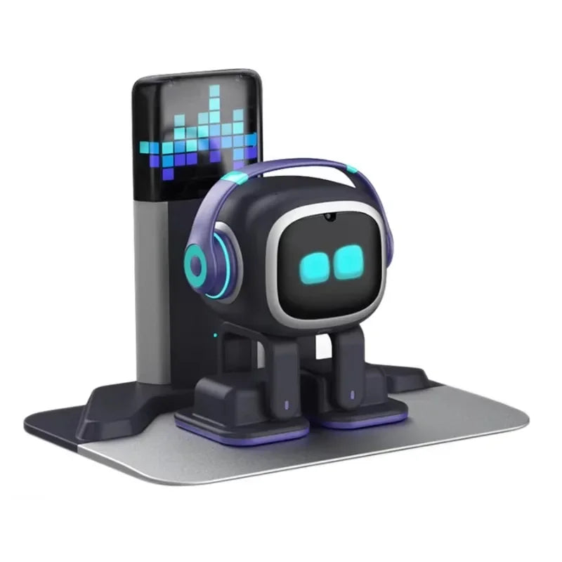 EMO AI Robot – Interactive Smart Desktop Companion with Dancing & Chat