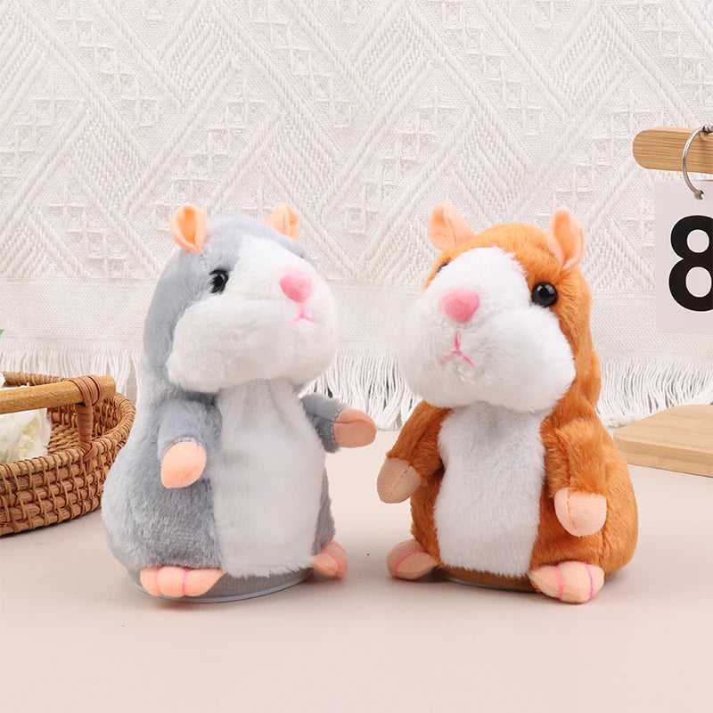 Talking Hamster Plush Toy – Interactive Repeating Stuffed Animal for Kids