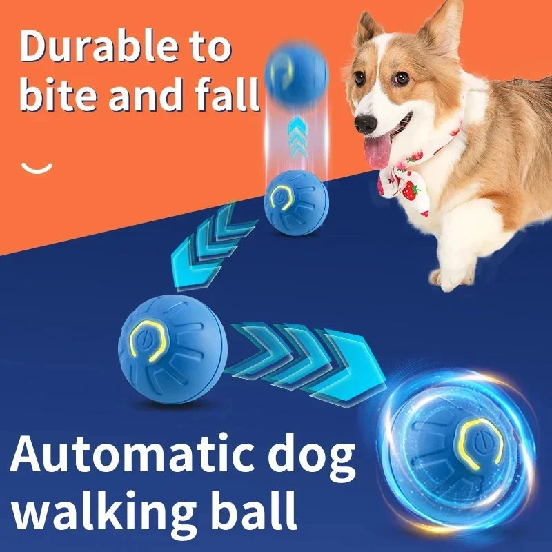 Smart Interactive Cat Toy Ball – USB Auto-Moving Bouncing Pet Toy