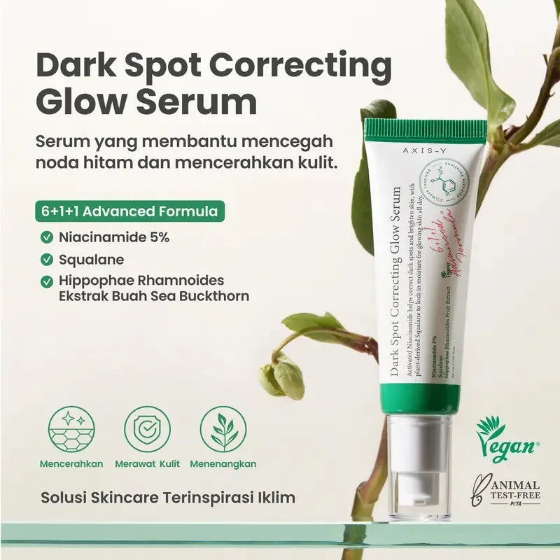 AXIS-Y Dark Spot Correcting Glow Serum – Korean Brightening & Moisturizing Essence (50ml)