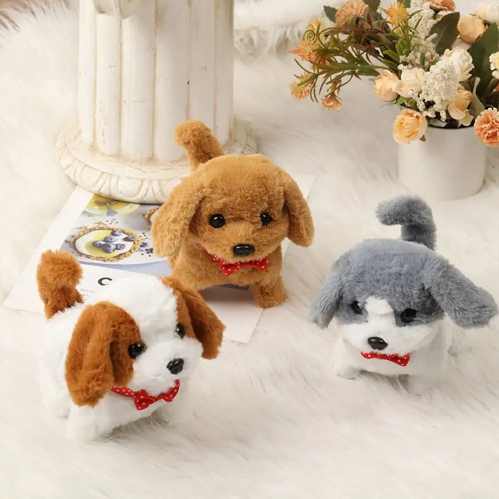 Interactive Robot Puppy Plush Toy – Walks, Barks & Wags Tail
