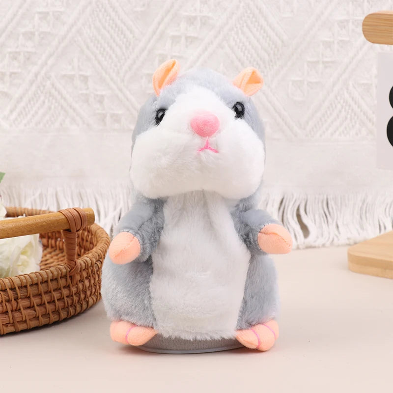 Talking Hamster Plush Toy – Interactive Repeating Stuffed Animal for Kids