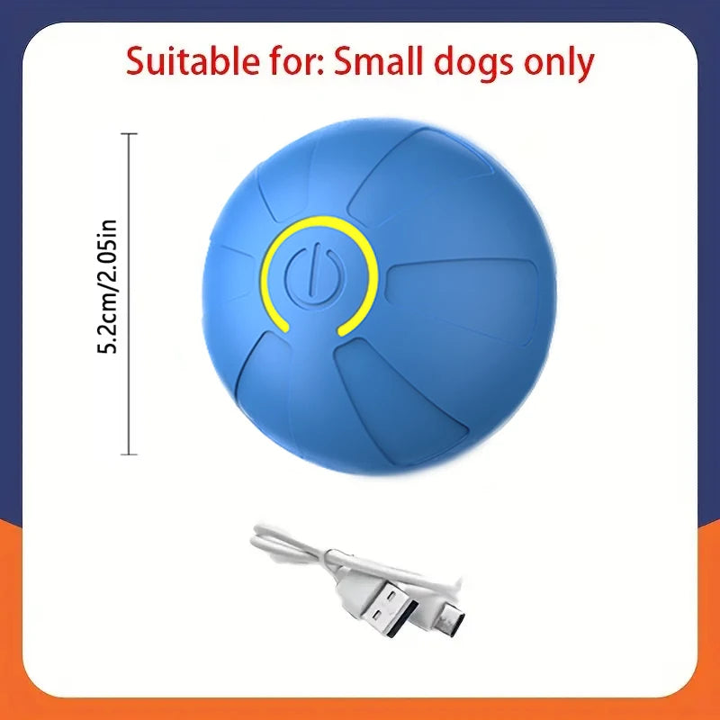 Smart Interactive Cat Toy Ball – USB Auto-Moving Bouncing Pet Toy
