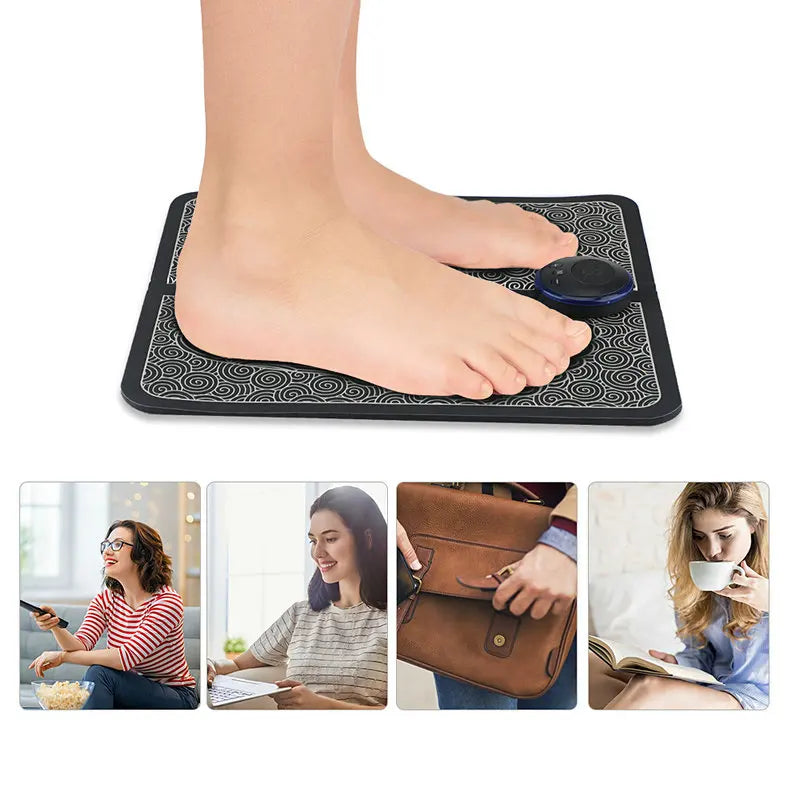 Electric Foot Massager Pad – Muscle Relief & Relaxation for Men & Women