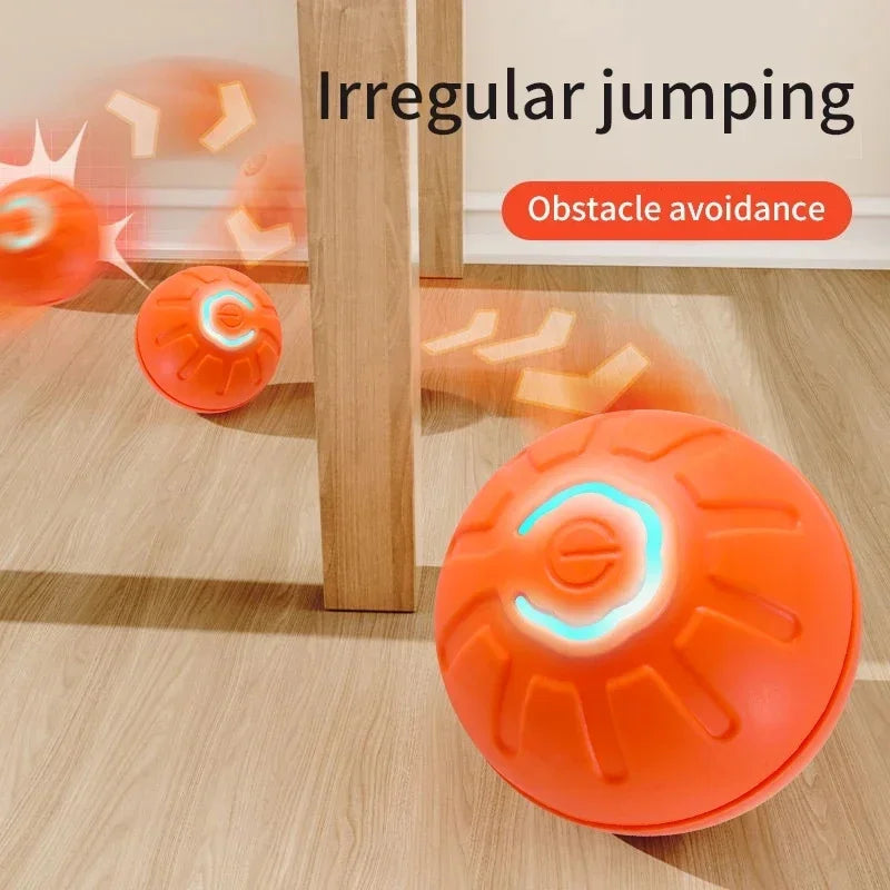 Smart Interactive Cat Toy Ball – USB Auto-Moving Bouncing Pet Toy
