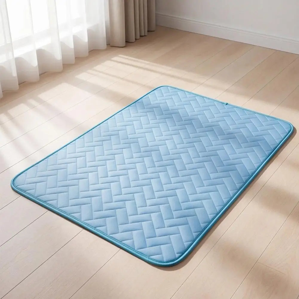 Ice Silk Cooling Mat for Cats – Breathable Self-Cooling Pet Pad