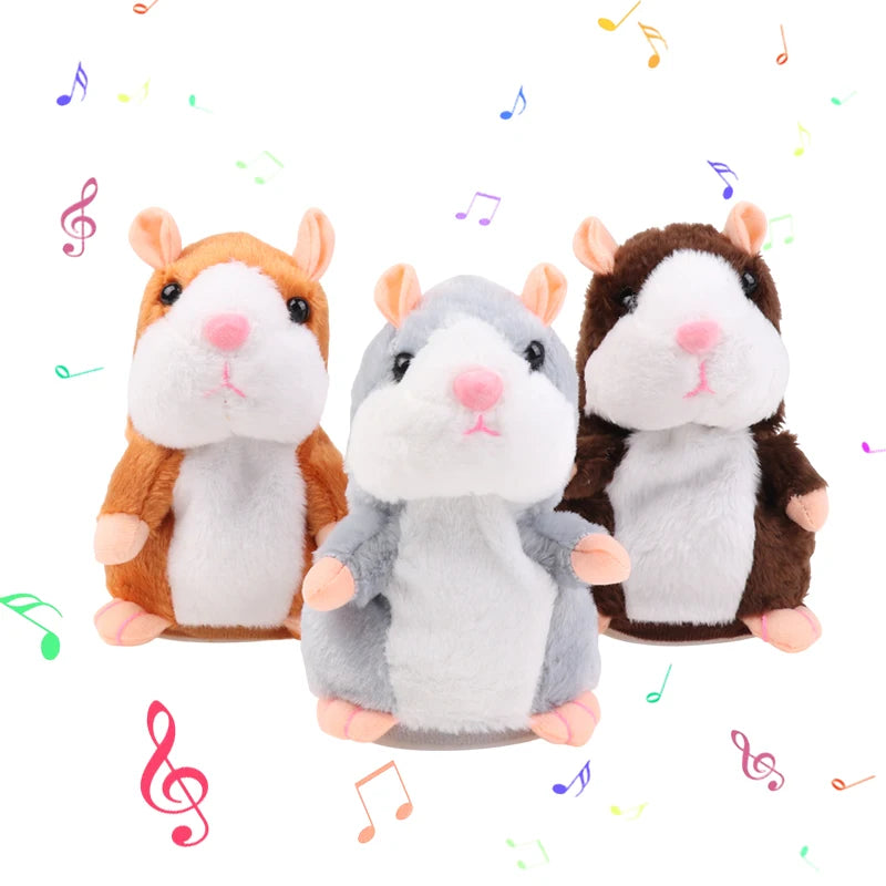 Talking Hamster Plush Toy – Interactive Repeating Stuffed Animal for Kids