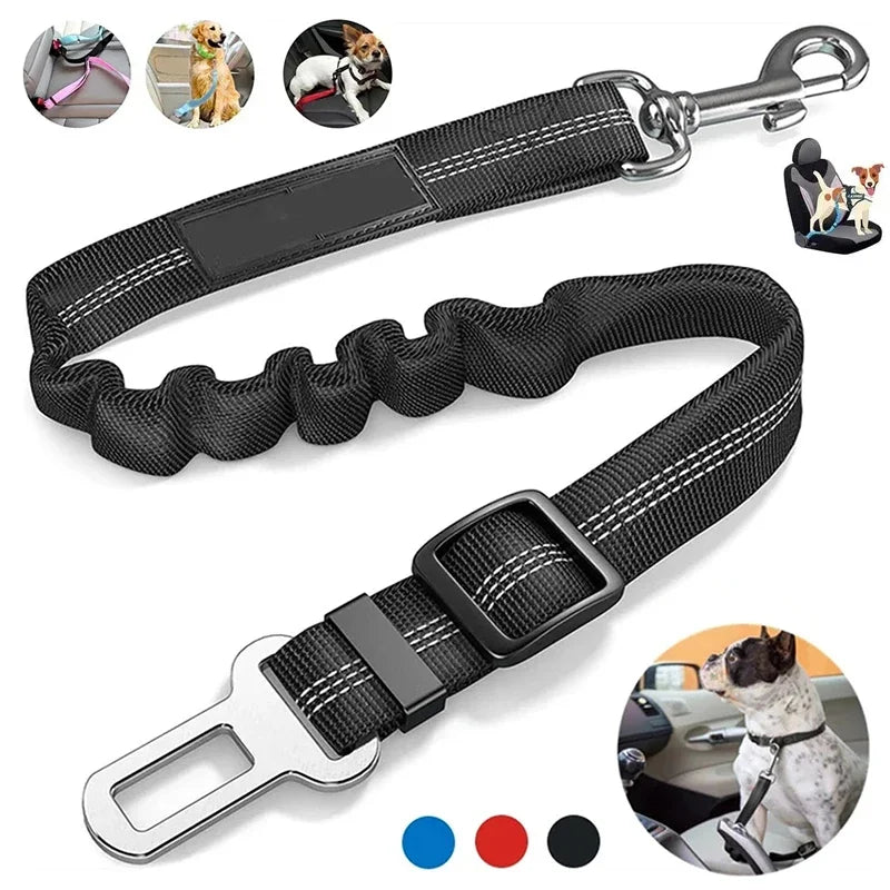 Dog Car Seat Belt – Adjustable Reflective Safety Harness
