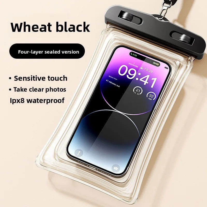 Waterproof Phone Pouch – Touch Screen, Neck Strap & Dive-Ready