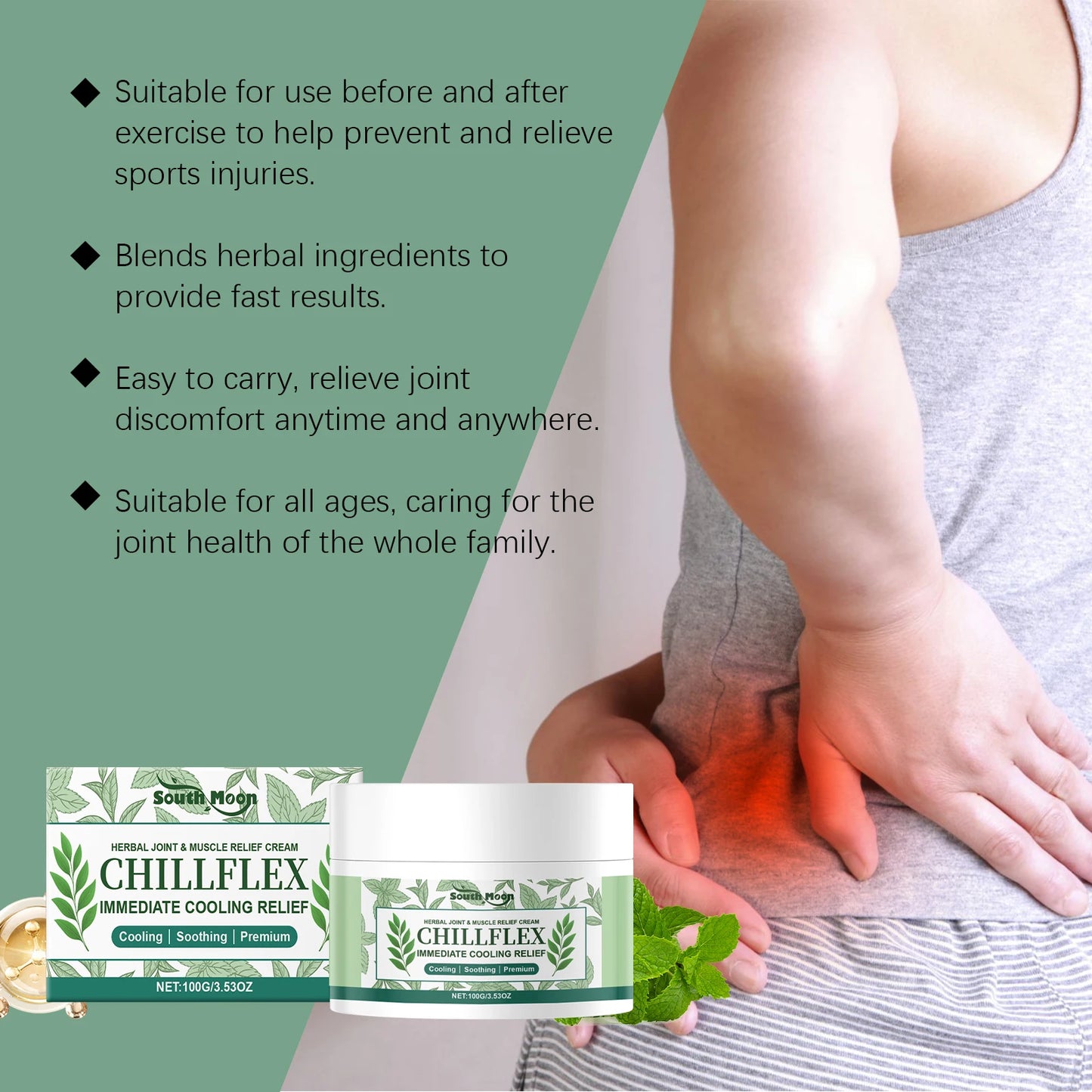 Muscle & Joint Soothing Cream – Pain Relief Ointment (100g)