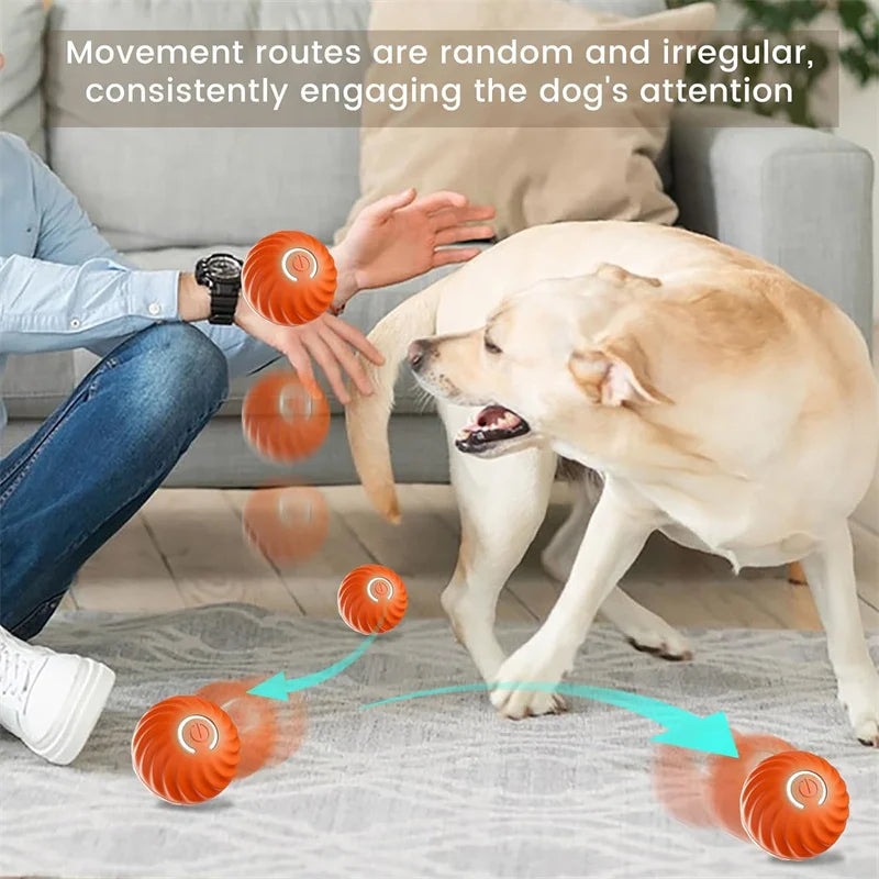 Smart Interactive Cat Toy Ball – USB Auto-Moving Bouncing Pet Toy