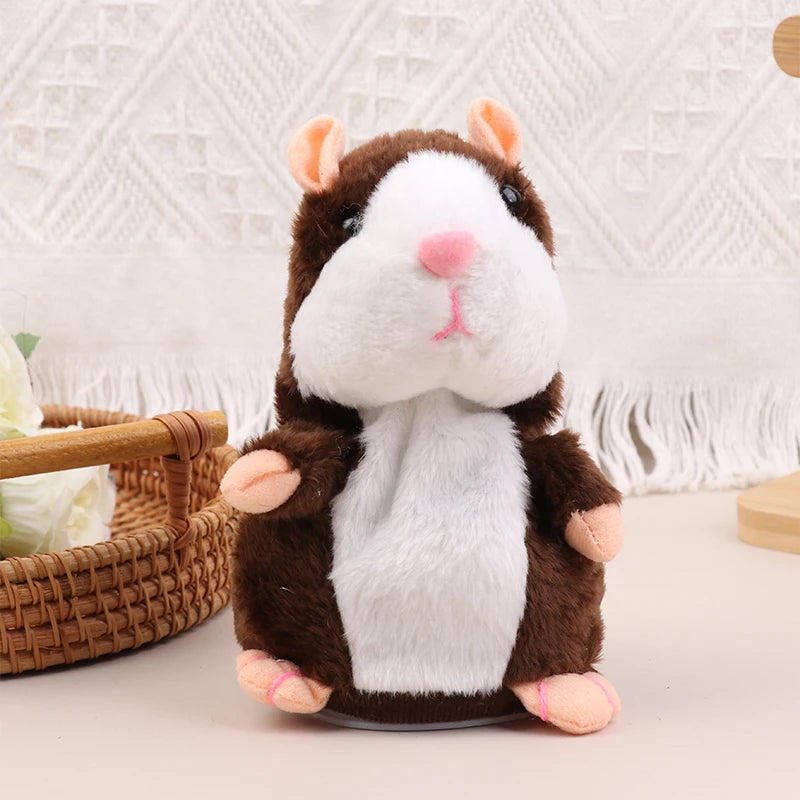 Talking Hamster Plush Toy – Interactive Repeating Stuffed Animal for Kids