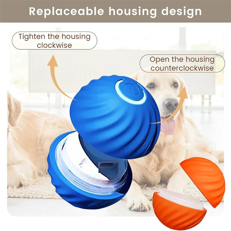 Smart Interactive Cat Toy Ball – USB Auto-Moving Bouncing Pet Toy