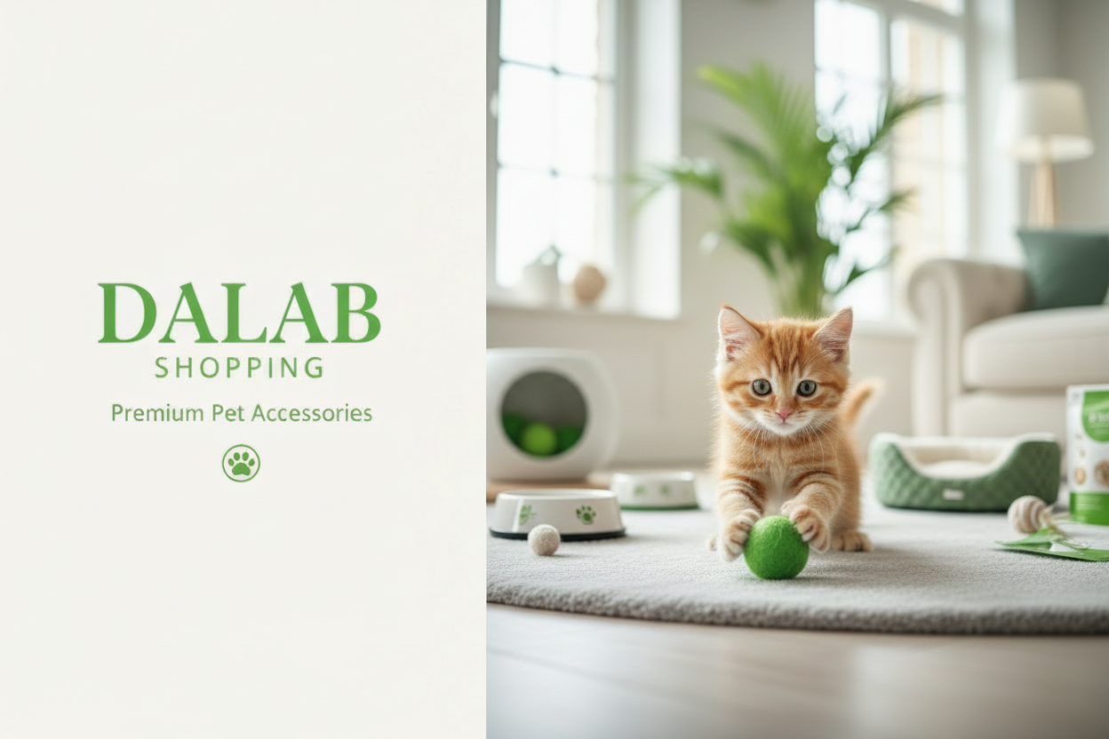 DALAB SHOPPING Kitten Playing Banner